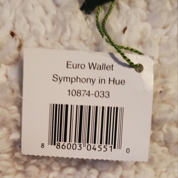 NWT Vera Bradley "Symphony in Hue" Euro Wallet - Picture 3 of 5